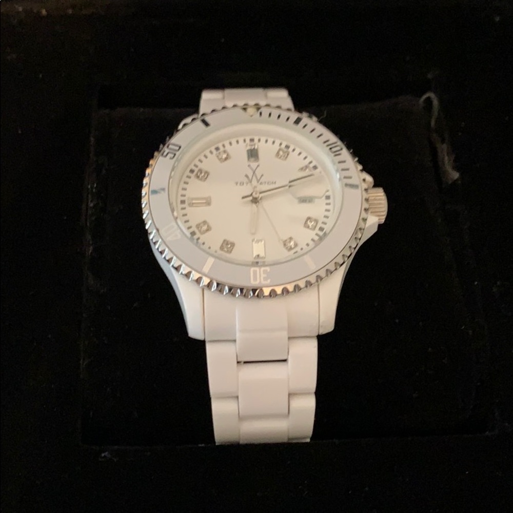 White Toy Watch